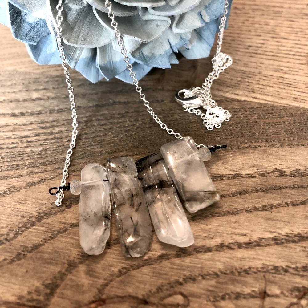 Tourmalated Quartz Necklace